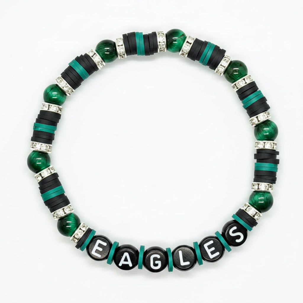 Eagles Green Tiger’s Eye Bracelet