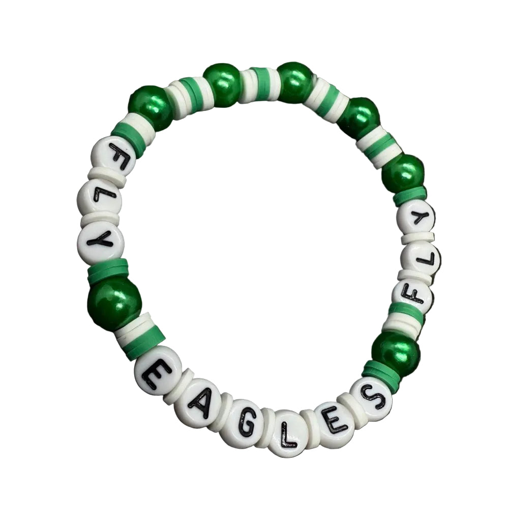 Fly Eagles Fly Kelly Green Bracelet