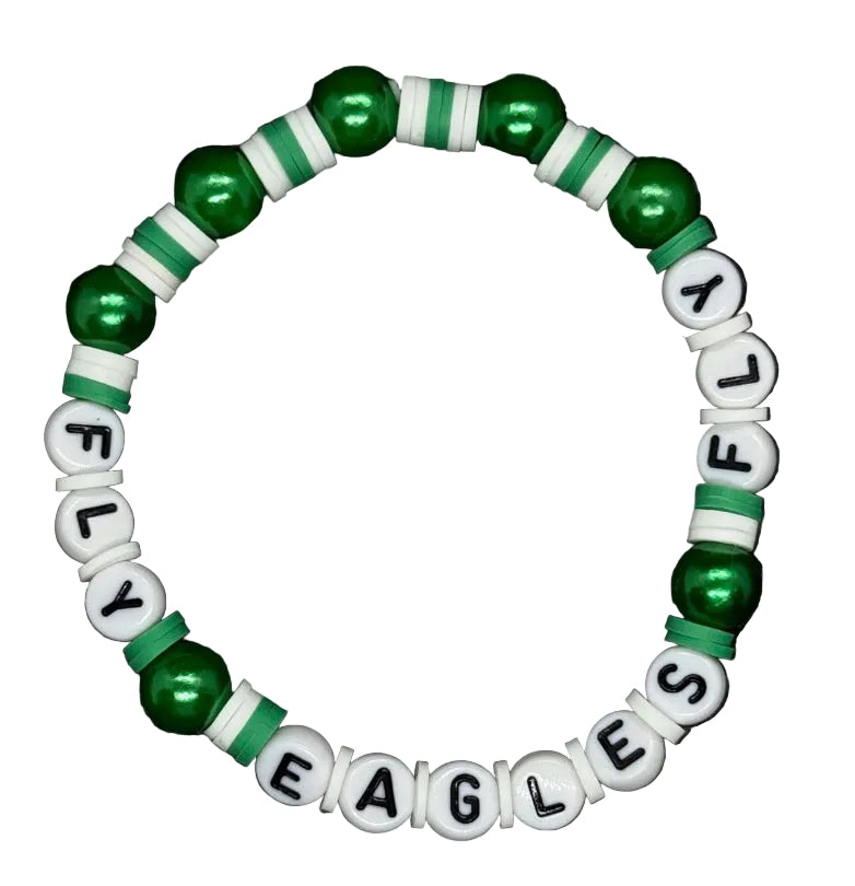 Fly Eagles Fly Kelly Green Bracelet